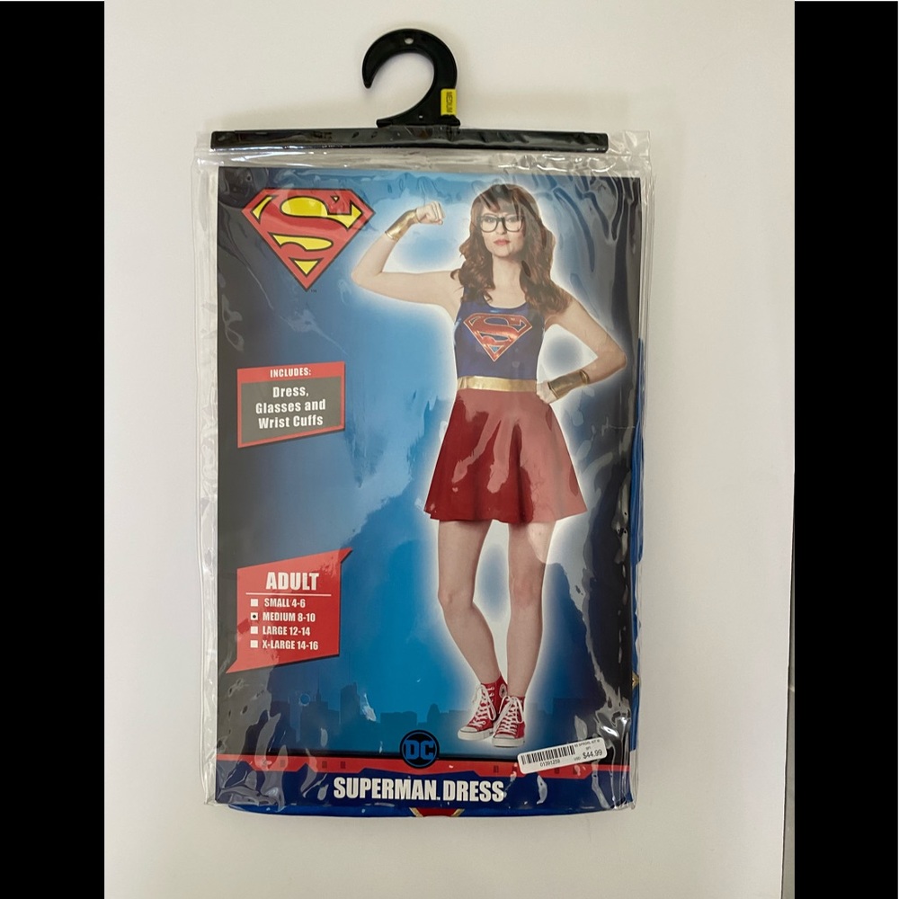 NWT $44.99  Supergirl  Dress Women's  Costume Size M